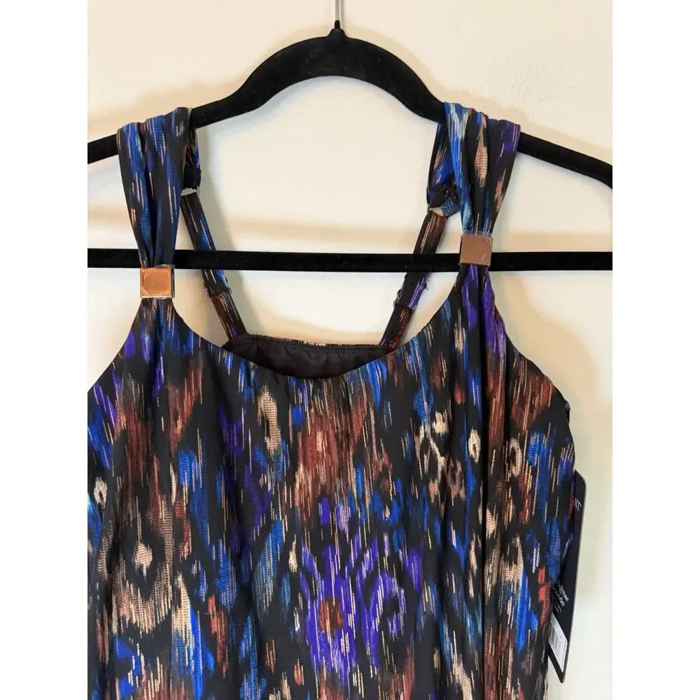 Miraclesuit Dazzle Tankini Top With Underwire in Tapiz Sz 10 NWT $146